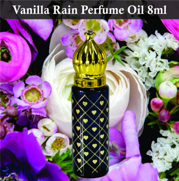 Vanilla Perfume oil for Unisex 8ml | Vanilla, Sandalwood and Tonka bean Fragrance Perfume oil, Vanilla Rain Made in UK - Image 2