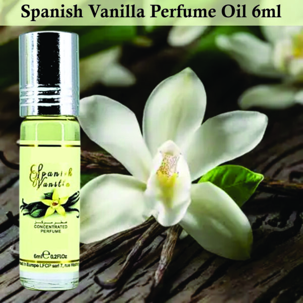 Spanish Vanilla Perfume Oil for Unisex 6ml | Vanilla, Milky and Sweet Fragrance | Vanilla Perfume oil Made in Uae - Image 2