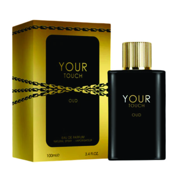 Your Touch Oud Edp Eau De Parfum for Men 100ml | Bergamot, Oud and Vanilla Fragrance | Your Touch Oud Made in Uae