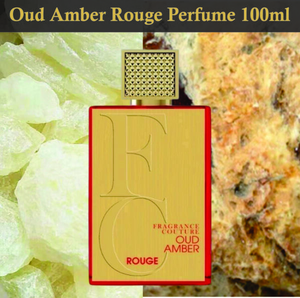 Inspired Amber Oud Rouge Perfume | Oud Amber Parfum for Unisex 100ml | Saffron and Jasmine Fragrance - Image 2