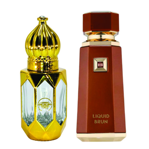 Liquid Brun Perfume oil for Men 8ml | Vanilla, Bergamot and White Musk Fragrance | Men Parfum Oil Made in UK