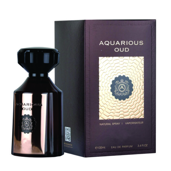 Aquarious Oud Eau De Parfum For Unisex | Agarwood,Sandalwood and Spicy Fragrance| For Unisex Made in Dubai