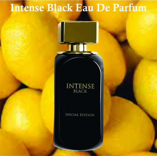 Intense Black Eau De Parfum for Unisex | Lemon, Woody and Cardamom Fragrance|Parfum for Unisex 100ml Made in Uae - Image 3