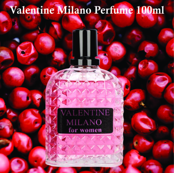 Valentine Milano Eau De Parfum for Women 100ml | Vanilla, Bergamot and Jasmine Fragrance Made in India - Image 2