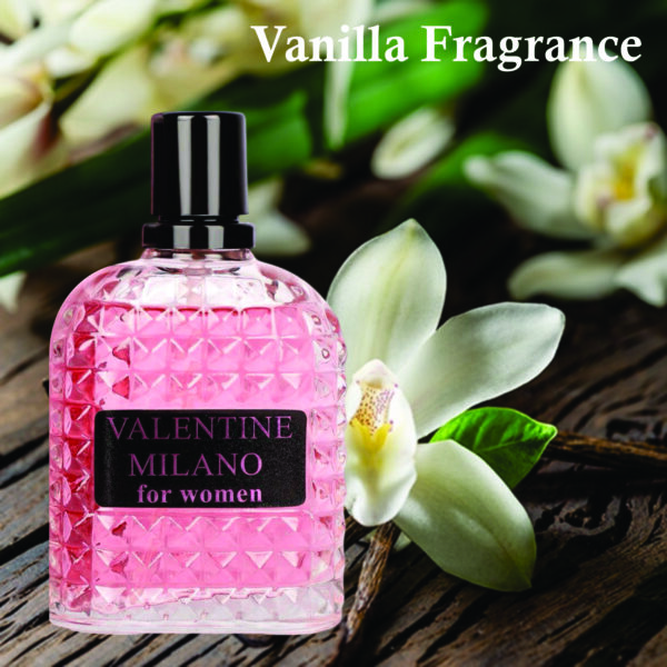 Valentine Milano Eau De Parfum for Women 100ml | Vanilla, Bergamot and Jasmine Fragrance Made in India - Image 4