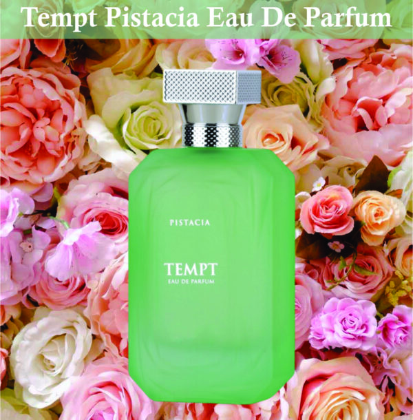 Tempt Pistacia Perfume For Unisex 100ml | Pistachio,Floral and Musky Fragrance | Perfume Spray Made in Uae - Image 2