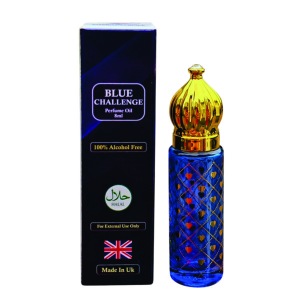 Inspired Bleu De Chanel Perfume | Blue Challenge Perfume oil For Men 8ml | Lemon,Jasmine and Amber Fragrance