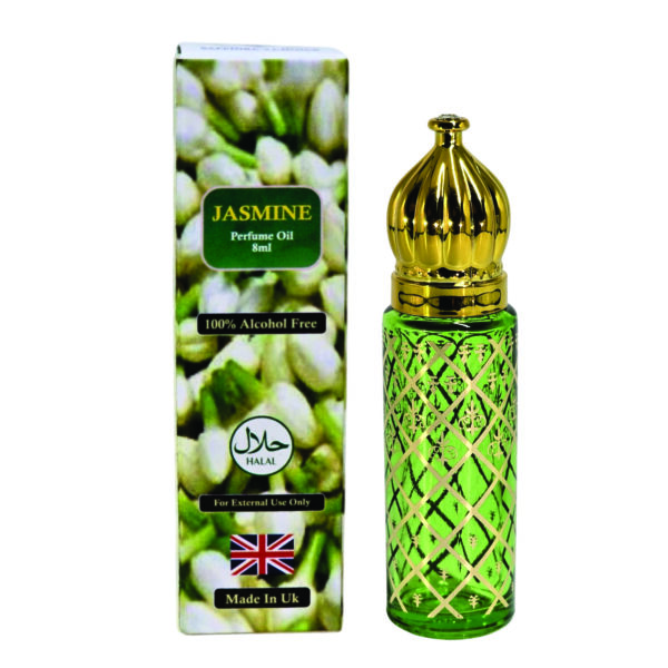 Jasmine Perfume Oil | Jasmine Women and Men Perfume oil 8ml| Jasmine,Floral and Musk Fragrance Made in Uk