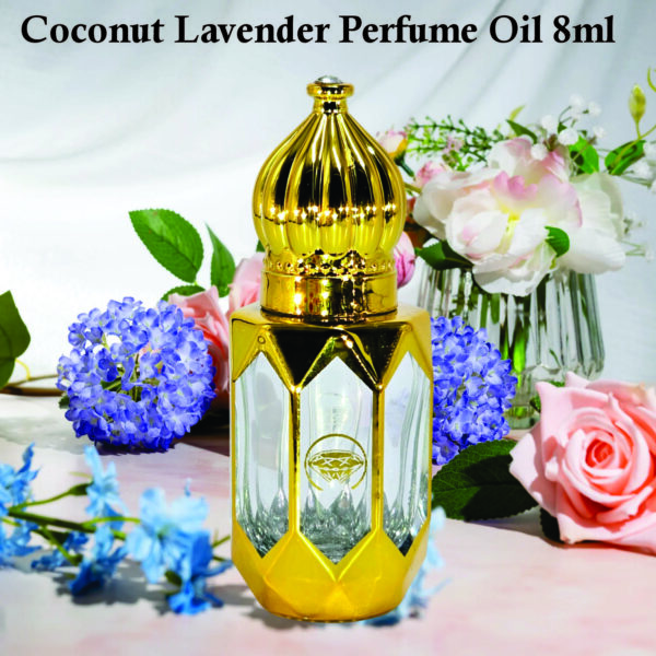 Coconut Lavender Men and Women Perfume oil 8ml | Floral, Sweet and Creamy Fragrance | Made in UK - Image 2