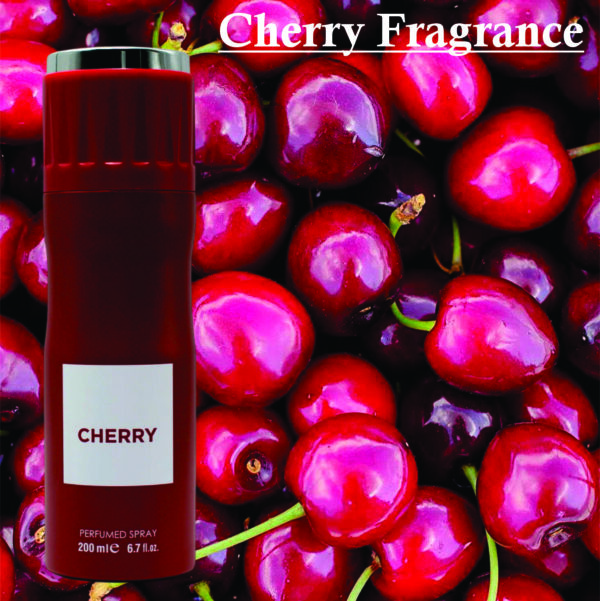 Pack of 2- Cherry Unisex Perfume Spray 200ml | Rose, Jasmine and Sandalwood Fragrance | Made in Uae - Image 4