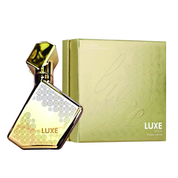 Luxe Gold Eau De Parfum For Men & Women 100ml | Rose, Oud Wood and Musky Fragrance | Perfume For Unisex Made in Uae