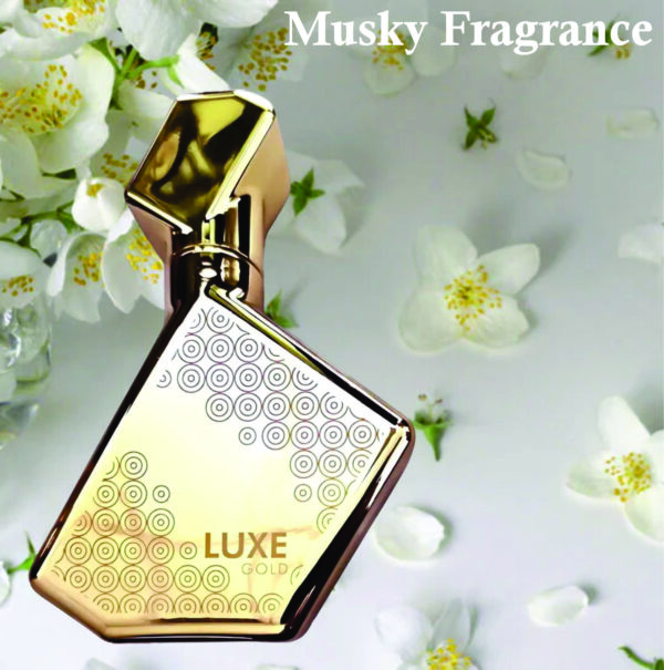 Luxe Gold Eau De Parfum For Men & Women 100ml | Rose, Oud Wood and Musky Fragrance | Perfume For Unisex Made in Uae - Image 5