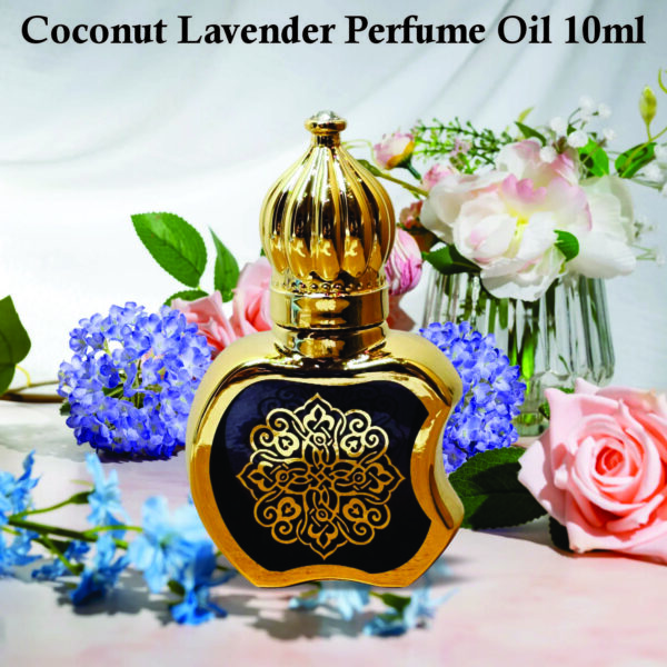 Coconut Lavender Men and Women Perfume oil 10ml | Floral, Sweet and Creamy Fragrance | Made in UK - Image 2