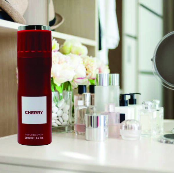 Pack of 2- Cherry Unisex Perfume Spray 200ml | Rose, Jasmine and Sandalwood Fragrance | Made in Uae - Image 5