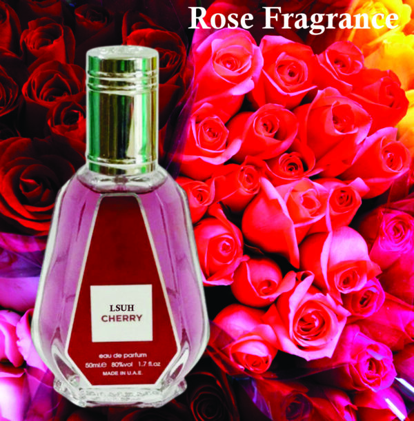 Lsuh Cherry Edp 50ml Eau De Parfum For Women and Men | Cherry, Jasmine and Rose Arabian Fragrance | 50ml Made in Uae - Image 3
