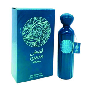 Qasas Amora Eau De Parfum For Men & Women 100ml | Oud, Musky and Woody Fragrance | Perfume For Unisex Made in Uae