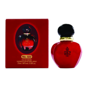 Mini no.322 Eau De Parfum For Women 25ml | Coconut, Vanilla and Musky Fragrance | Fragrance For Women Made in Uae