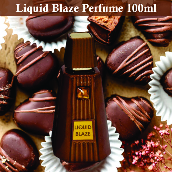 Liquid Blaze Perfume Spray for Men 100ml | Vanilla, Lavender and Tonkabean Fragrance| Eau De Parfum Spray for Men - Image 2