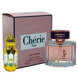 Cherie Paris Eau De Parfum For Women 100ml with Perfume Oil | Rose, Cedar and Amber Fragrance | Perfume For Women