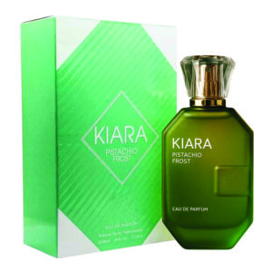 Kiara Pistachio Eau De Parfum for Unisex | Beragmot, Jasmine and Cardamom Fragrance | Long-Lasting Parfum Spray 100ml