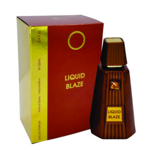 Liquid Blaze Perfume Spray for Men 100ml | Vanilla, Lavender and Tonkabean Fragrance| Eau De Parfum Spray for Men