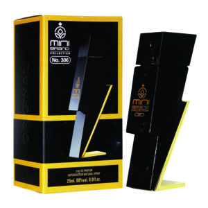 Mini 306 Eau De Parfum For Men 25ml | Bergamot, Cedarwood and Tonkabean Fragrance | Fragrance For Men Made in Uae