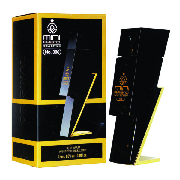 Mini 306 Eau De Parfum For Men 25ml | Bergamot, Cedarwood and Tonkabean Fragrance | Fragrance For Men Made in Uae