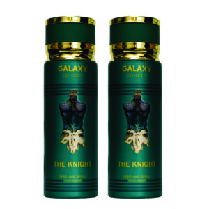 Pack of 2- The Knight Perfume Spray for Men 200ml | Pineapple, Coconut and Woody Fragrance| Spray for Men Made in Uae