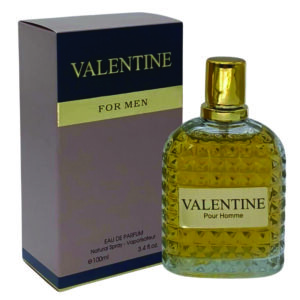 Valentine Perfume Spray for Men 100ml | Bergamot, Chocolate and Cedar Fragrance | Men Eau De Parfum Spray 100ml
