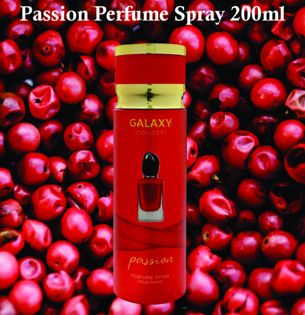 Pack of 2 - Passion Perfume Spray For Women 200ml | Vanilla, Grapefruit and Rose Fragrance | Made in Uae - Image 2