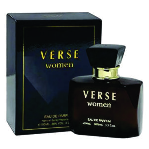 Verse Women Eau De Parfum 100ml | Rose, Woody and Citrus Fragrance | Long-Lasting Women Parfum Spray