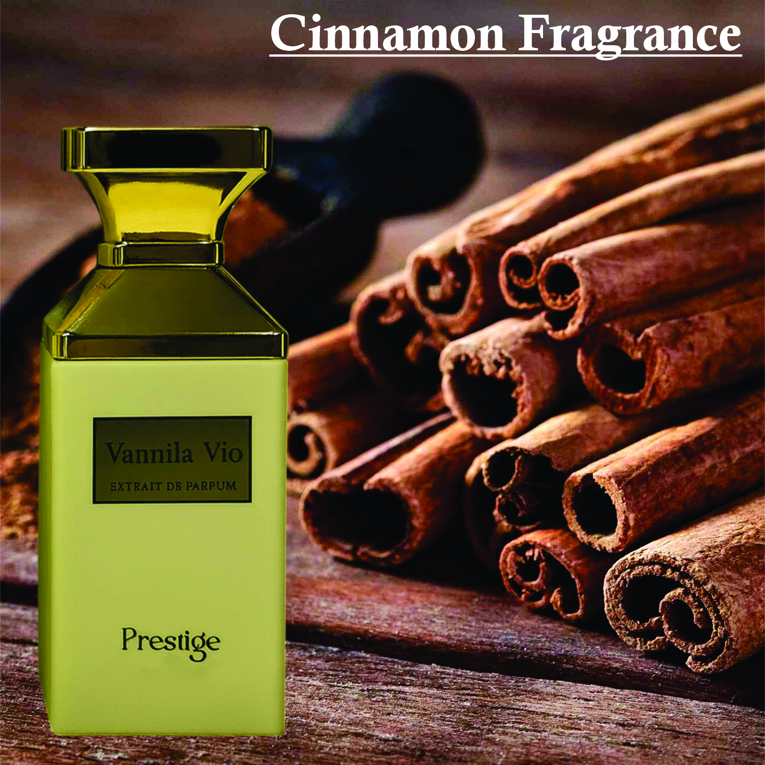 Vannila Vio Prestige Extrait De Parfum 100ml | Vanilla, Cinnamon and Musk Fragrance | Fragrance For Unisex Made in Uae - Image 4