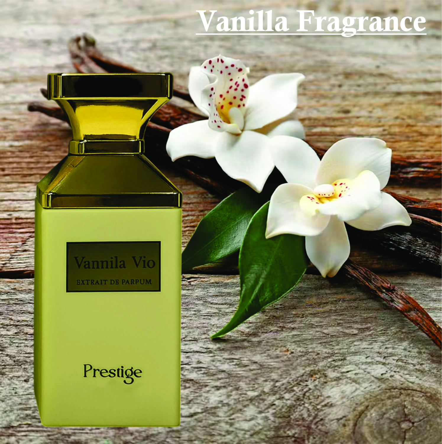 Vannila Vio Prestige Extrait De Parfum 100ml | Vanilla, Cinnamon and Musk Fragrance | Fragrance For Unisex Made in Uae - Image 3